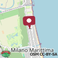 Map Hotel B&B Des Bains Milano Marittima