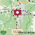 Mapa Hotel Cime D'Oro