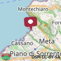 Mappa Hotel Giosue' a mare Sorrento