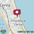 Map Hotel Losanna Cervia