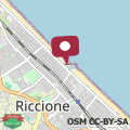 Karte Hotel Rex - Fronte mare Riccione