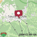 Mappa Hotiday Sauze Centro