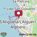 Mapa Houseboat Lavanda Alghero