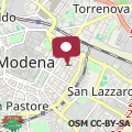 Map Affittacamere I Tesori di Modena