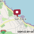 Map Il Bacio del Sole - San Foca
