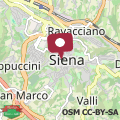 Mapa Il Battistero Siena Residenza d'Epoca