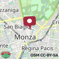 Map Il Carro Rooms - Monza Centro, Tribunale, Ospedale