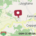 Mapa Ciglieri SantErmo Casciana Terme Lari PET&BIKE friendly FREE PARK