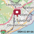 Mapa IL GABBIANO Savona "Luxury House" - WiFi, Parking, Shopping Center