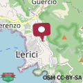 Mapa IL golfo artisti e poeti villa thea