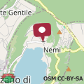 Carte il Lago di Nemi