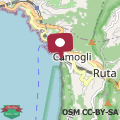 Mapa Il Mare di Camogli da un oblò by Wonderful Italy