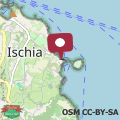 Mapa Il Nido del Castello di Ischia