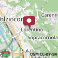 Mapa Il Palazzo apartment with a view of the lake and nature