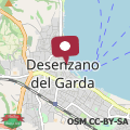 Map Imer apartment with best view on Garda lake in the center of Desenzano