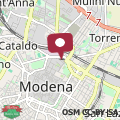 Carte In the center of Modena, Piazza Roma and the Ferrari Museum