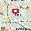 Mapa In the center of Pisa