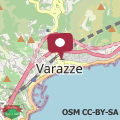 Mapa Incantevole appartamento nel centro di Varazze