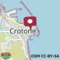 Mappa INCASTRO B&B IN CROTONE