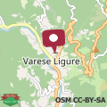 Map Central Executive Flat in Varese Ligure