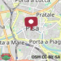 Mappa InnPisaRentals - The Delight of Pisa Center