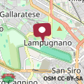 Map Ippodromo Cozy Stay near San Siro