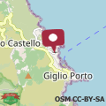 Map Isola del Giglio casa Nico e casa Camilla Monticello Giglio Porto