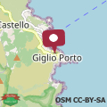 Map Isola del Giglio