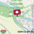 Map Isola della Cona - Riserva naturale Foce dell'Isonzo