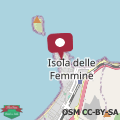 Mappa Isola delle Femmine Apartments by Wonderful Italy