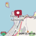 Map Isola delle Femmine - Casetta del Pescatore