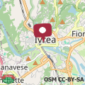 Mappa Ivrea Centro storico, 300m dal castello