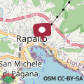 Mapa JOIVY Cosy flat with terrace near Rapallo Castle