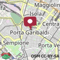 Map JOIVY Welcoming 1BR flat in Porta Garibaldi