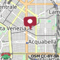 Mapa Juvara Flat Centro&università