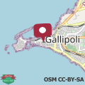 Mapa Kaléa Gallipoli