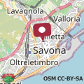 Map "L'Attico Bianco" city view 10 m a piedi dal mare