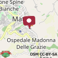 Map L'EREMO DEL CARDINALE vacation home in the Sassi