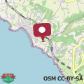 Map L'Oasi degli Dei - LOFT IN VILLA CON TERRAZZA E VISTA MARE 500 m from beach - Free parking and wifi