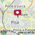 Mappa Palazzo Sosia, Pisa centro storico