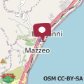 Mapa LA BOLINA LETOJANNI TAORMINA