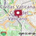 Map La Canterina al Vaticano