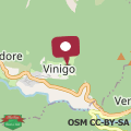 Map La Casa dei Cervi a Vinigo