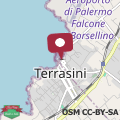 Mapa Casa del Pescatore Terrasini