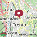 Map La Casa di Irene - New & Bright Apartment in Trento Historic Center
