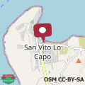 Mapa La Casa di Luciano San Vito Lo Capo Centro