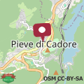 Map La Casa di Nicola - monolocale in centro a Pieve di Cadore