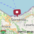 Map La casa di Rosa (Appartamento con terrazzo panoramico nel Cuore di Sorrento)