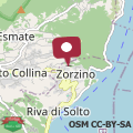 Map La casa sulla collina vista lago