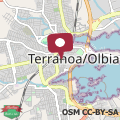 Mappa La casetta al centro di Olbia